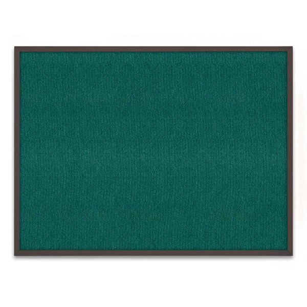 Corkboard, Fabrc, 1 Door, 18"x24", Satin/Blk
